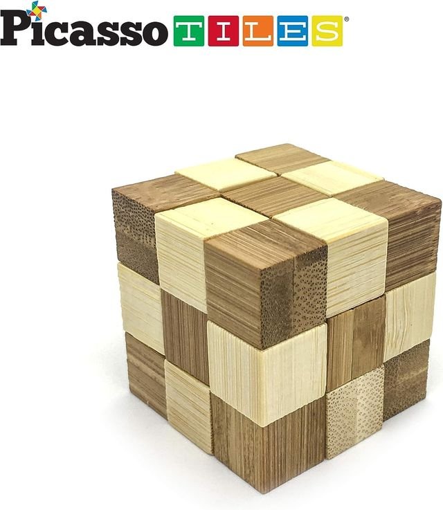 Picasso Magnetic Wooden Interlocking Puzzle 8 - pieces - Marah Kids