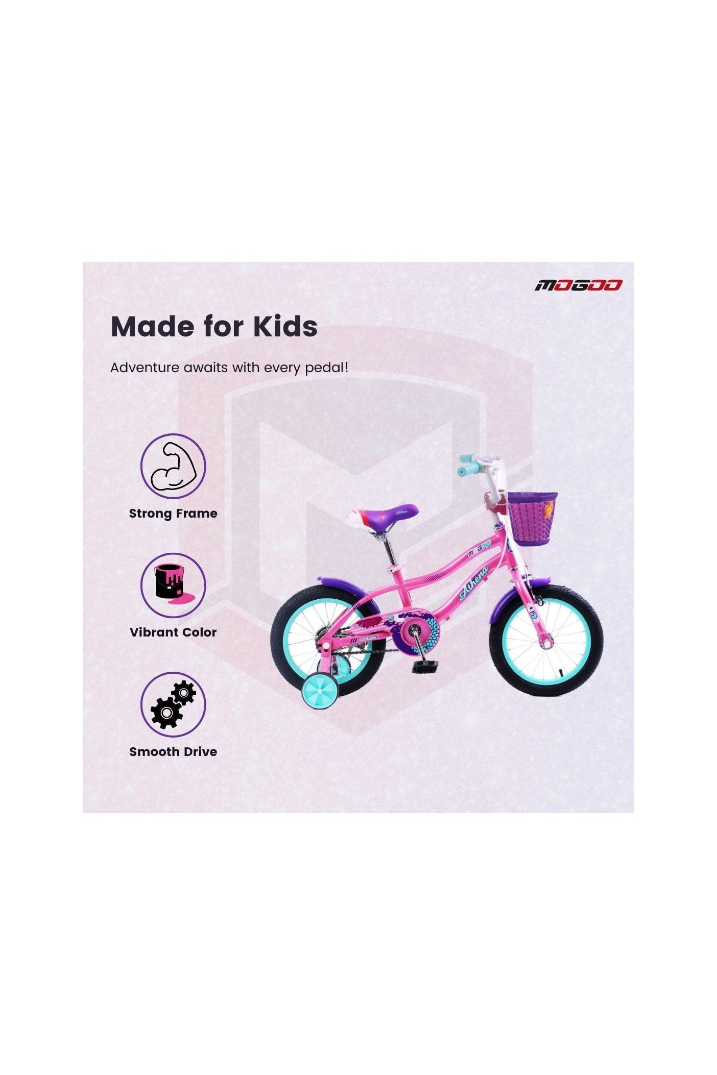 Athena 20" Kids Bicycle - Pink
