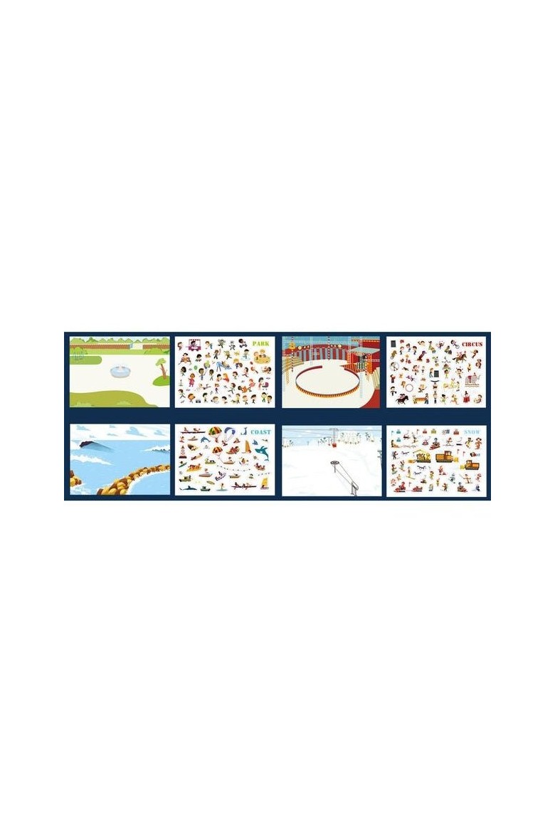 Fun Life Reusable Stickers