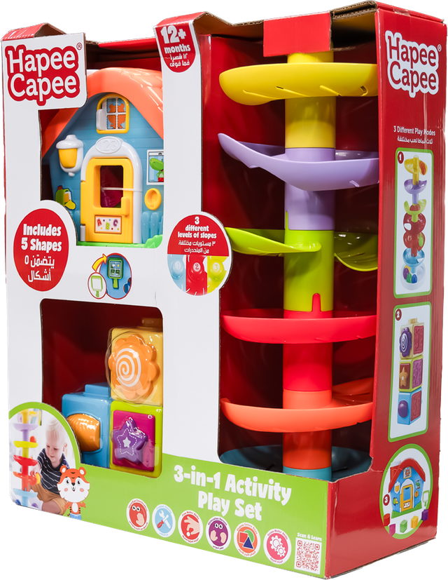 Hapee Capee 3in1 Activity Play Set