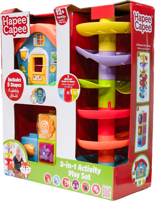 Hapee Capee 3in1 Activity Play Set