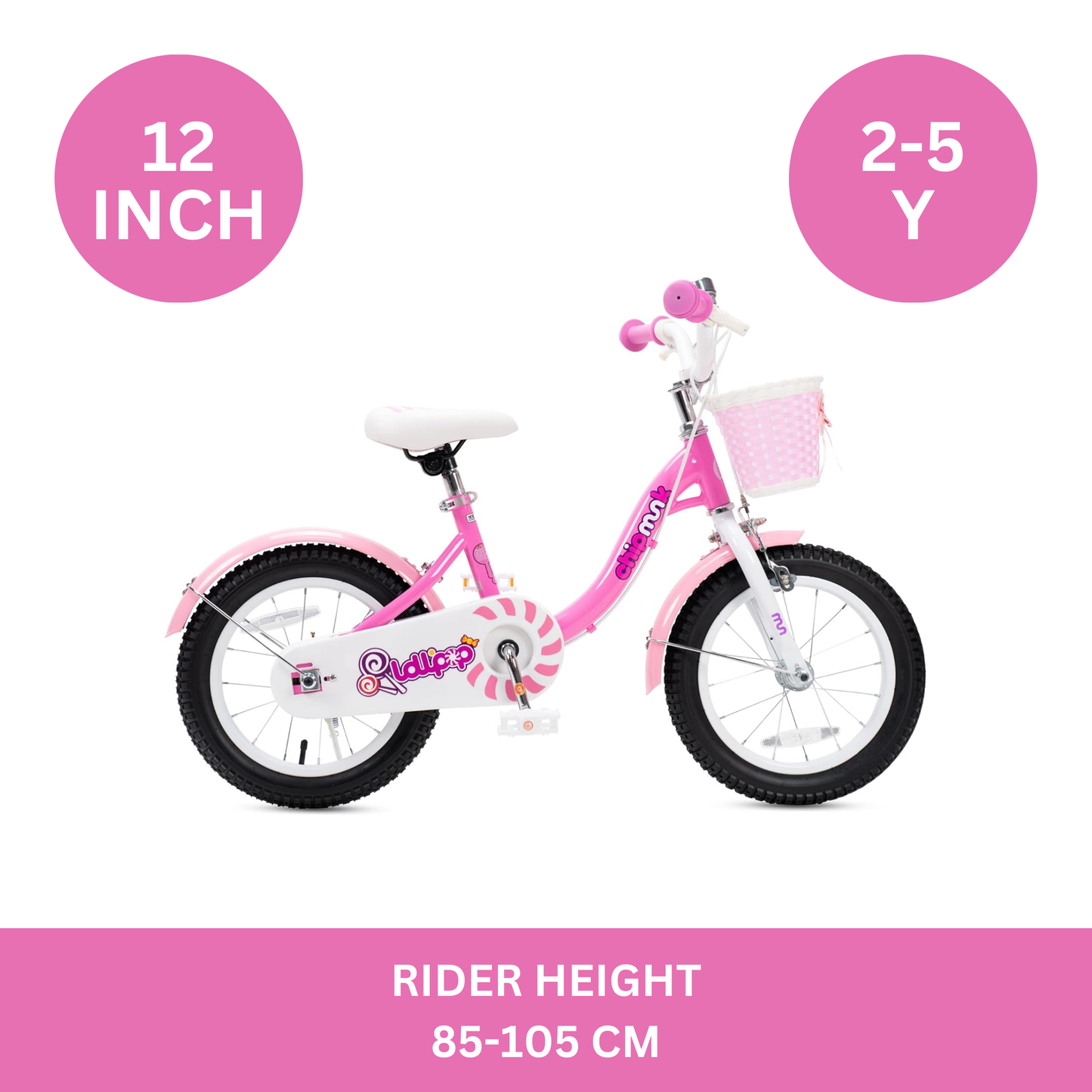Chipmunk - RoyalBaby MM 12 Inch Bicycle - Pin