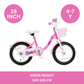 Chipmunk - RoyalBaby MM 16 Inch Bicycle - Pink