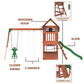 Kiddoro - Playful Peaks Swing Set - image 12