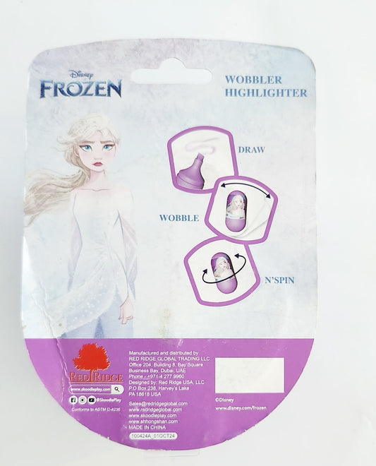 Disney Frozen Wobbler Highlighter With Backer Card