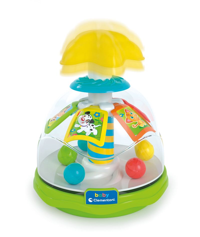 Clementoni Baby Happy Animals Spinning Top