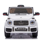 MERCEDES BENZ G63 AMG 12V RIDE - ON | 2 MOTORS | EVA WHEELS | LEATHER SEAT | WHITE - Marah Kids
