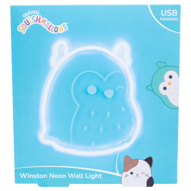 Fizz Creation Squishmallows Winston Neon Wall Light Usb Powered - Marah Kids