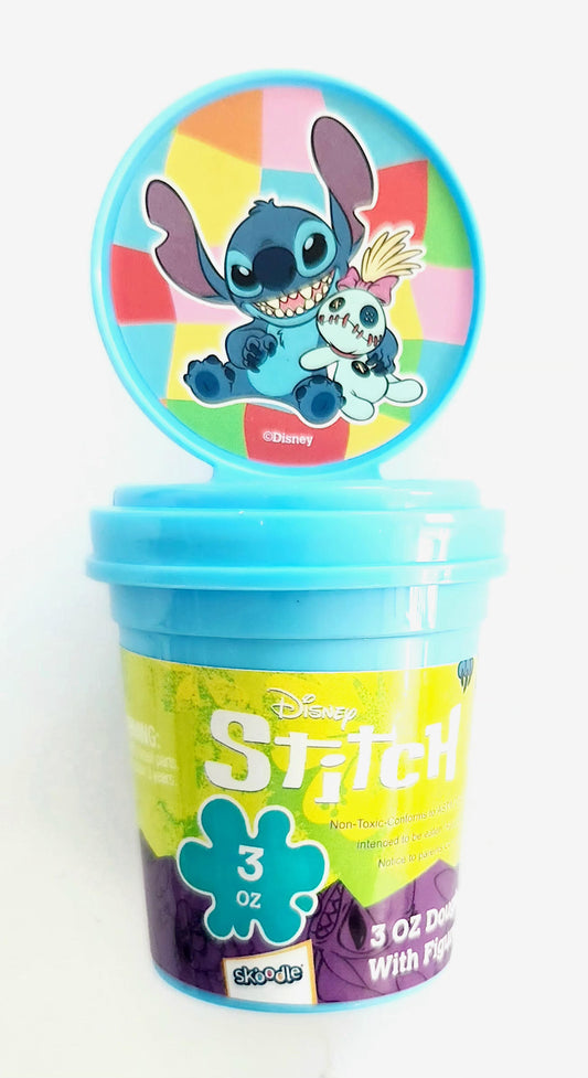 Disney Stitch 3Oz Dough With Figure Stamper