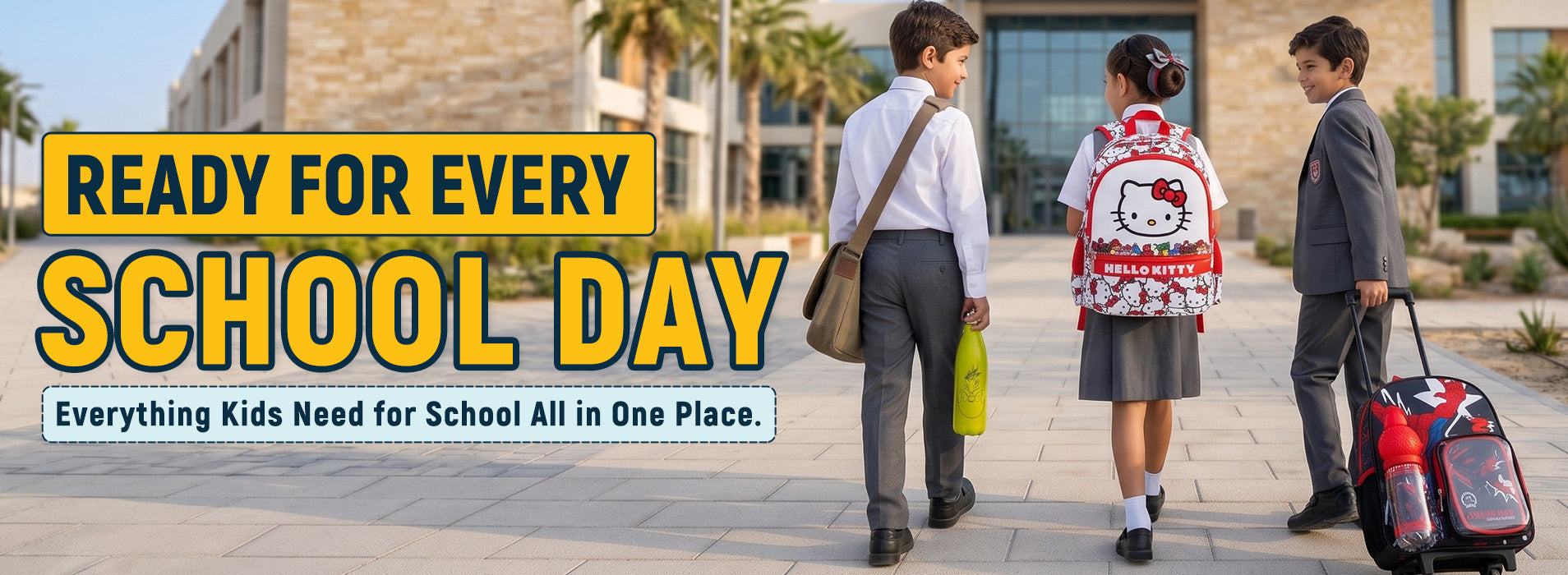 Ready for every school day desktop banner