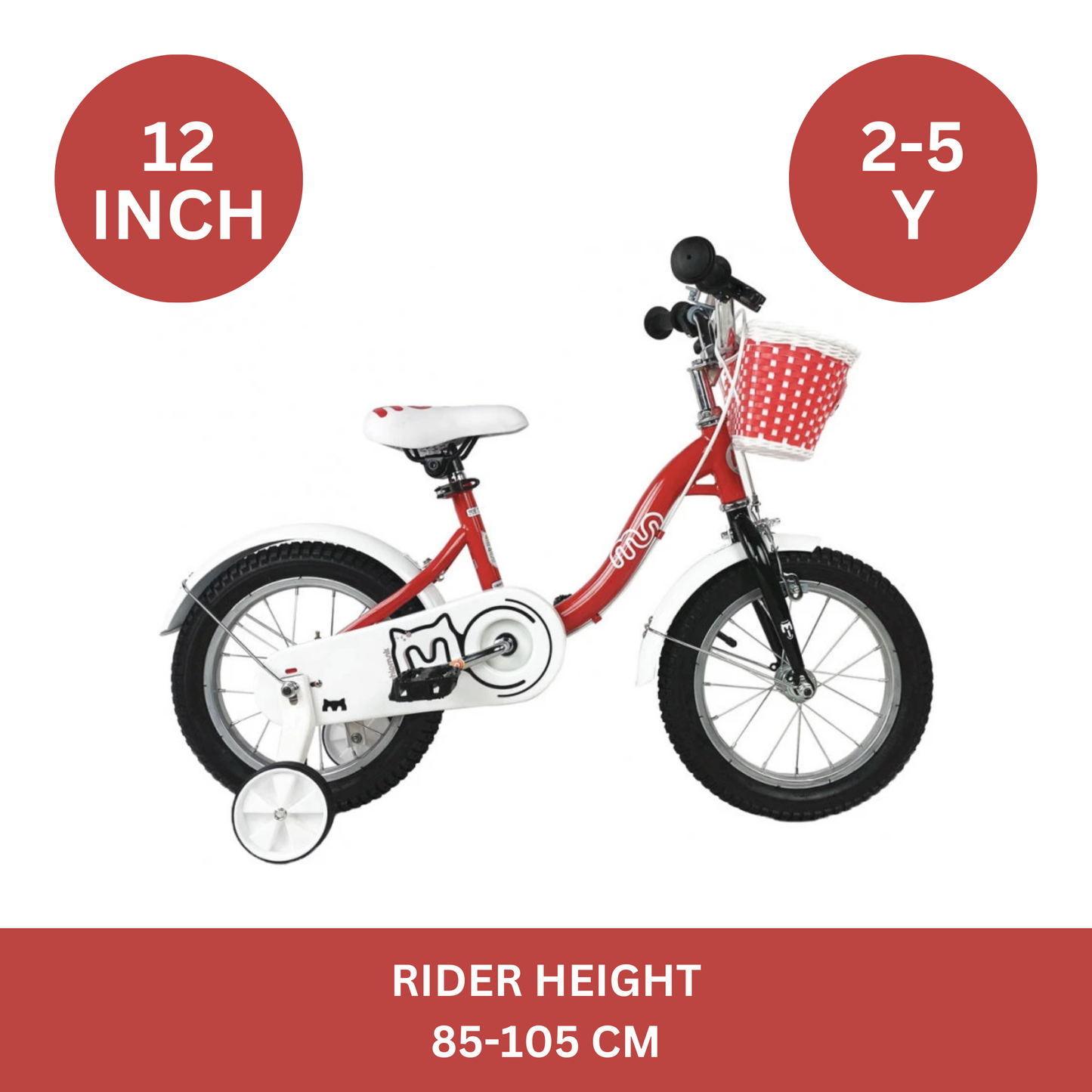 Chipmunk - RoyalBaby MM 12" Bicycle - Red