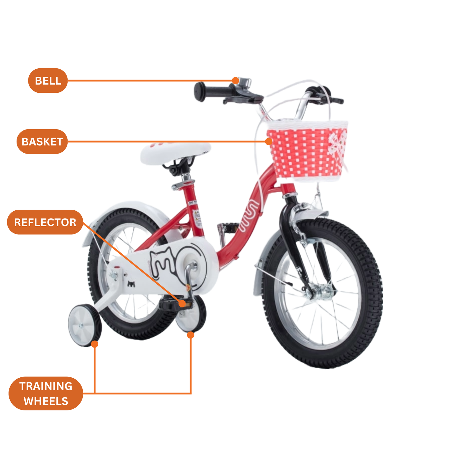 Chipmunk - RoyalBaby MM 12" Bicycle - Red