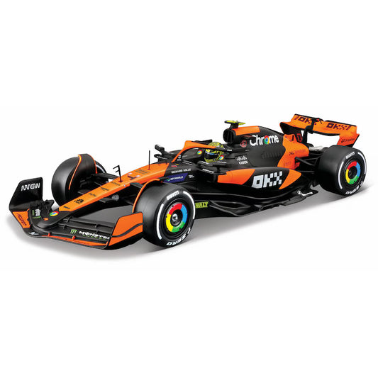 Bburago 1:24 Formula Model Kit (with helmet, without plastic stand) -  McLaren Team MCL38