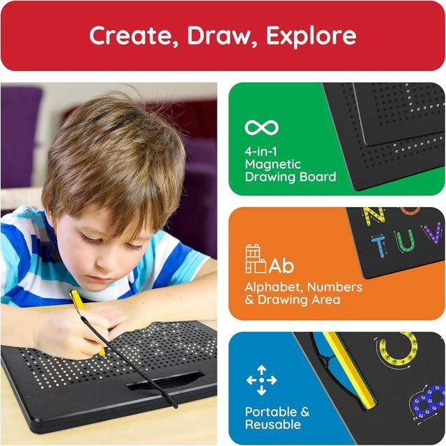 Picasso Magnetic Drawing Board 4in1 - Marah Kids