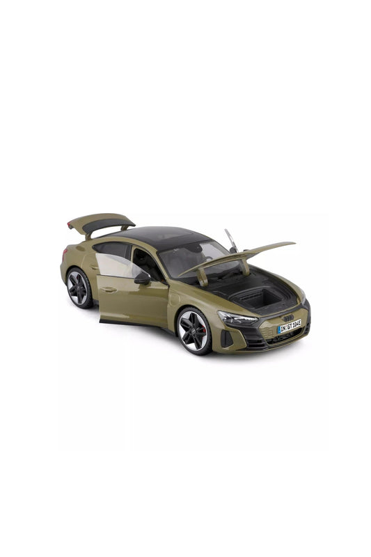 Bburago 18-11050 - 2022 Audi RS e-tron GT Green 1/18 Scale Diecast Model Car