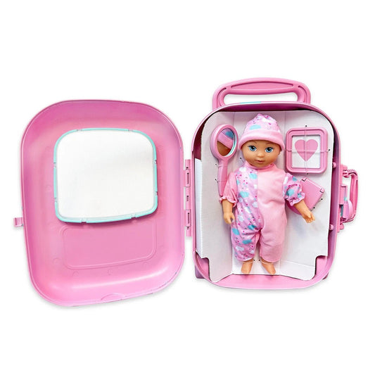 Bayer Baby Doll With Trolley Set 28Cm - Marah Kids