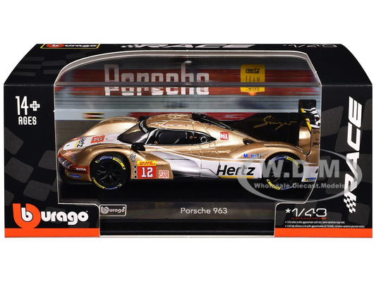 Bburago 1:43 RACE (Coll. A) - Porsche 963 - #12 Hertz Jota