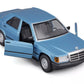 Bburago 18-21103 - Model Car - Mercedes 190E '87 (Diamond Blue, Scale 1:24)