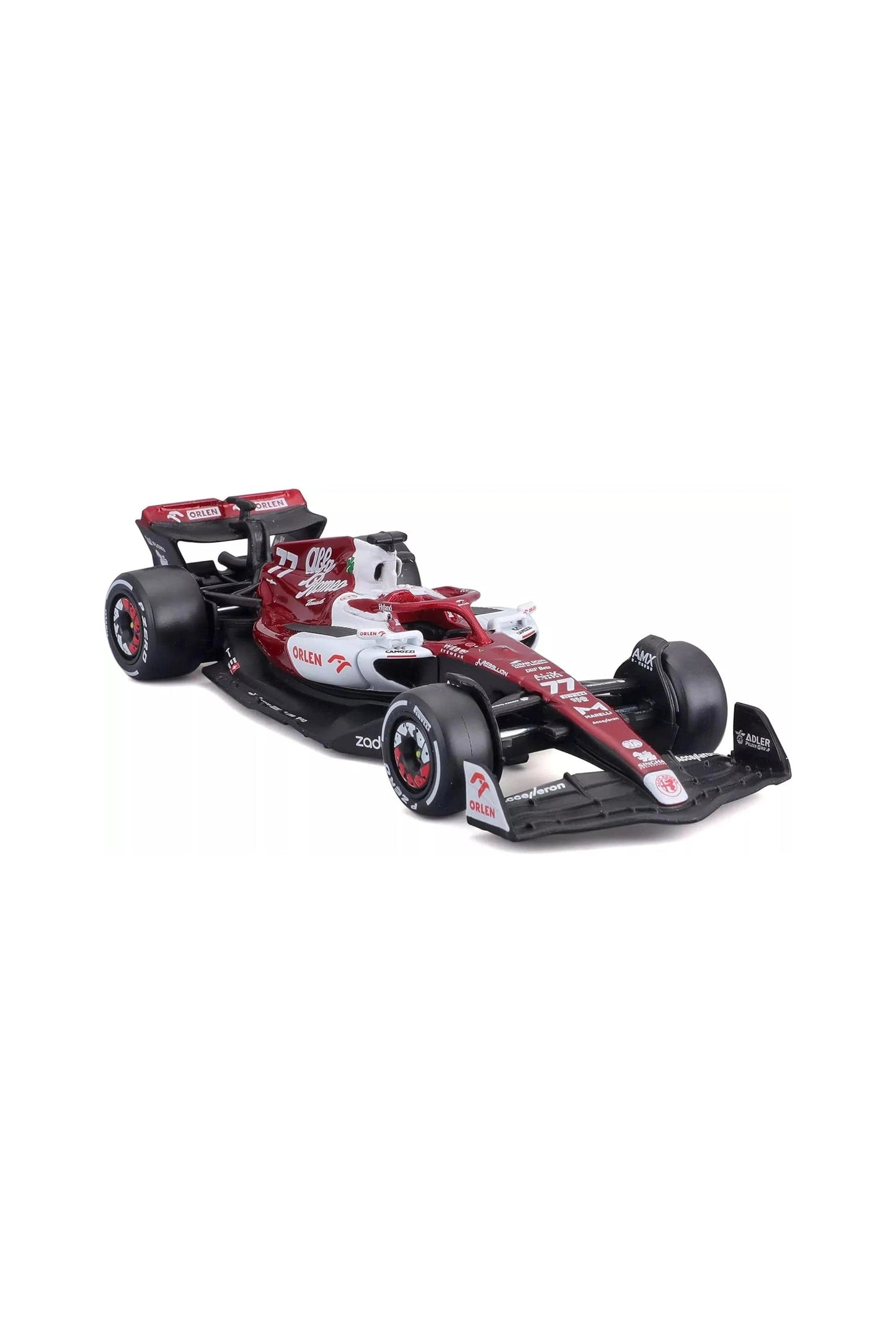 نموذج مقياس بي بوراجو 1/43 - فريق ألفا روميو F1 أورلين C42 (2022) فالتري بوتاس #77