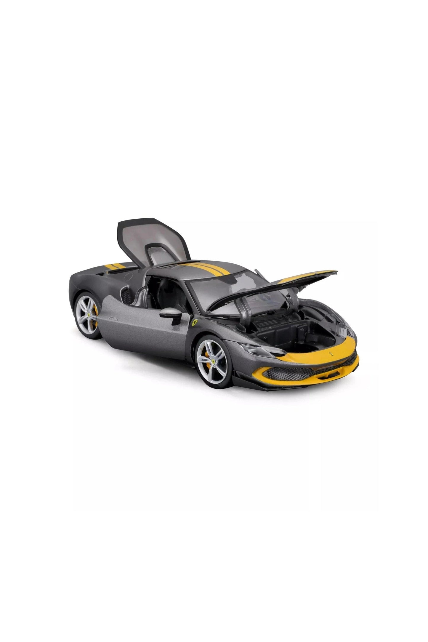 Bburago Ferrari 296 GTB Assetto Fiorano Grey Diecast Model