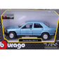 Bburago 18-21103 - Model Car - Mercedes 190E '87 (Diamond Blue, Scale 1:24)