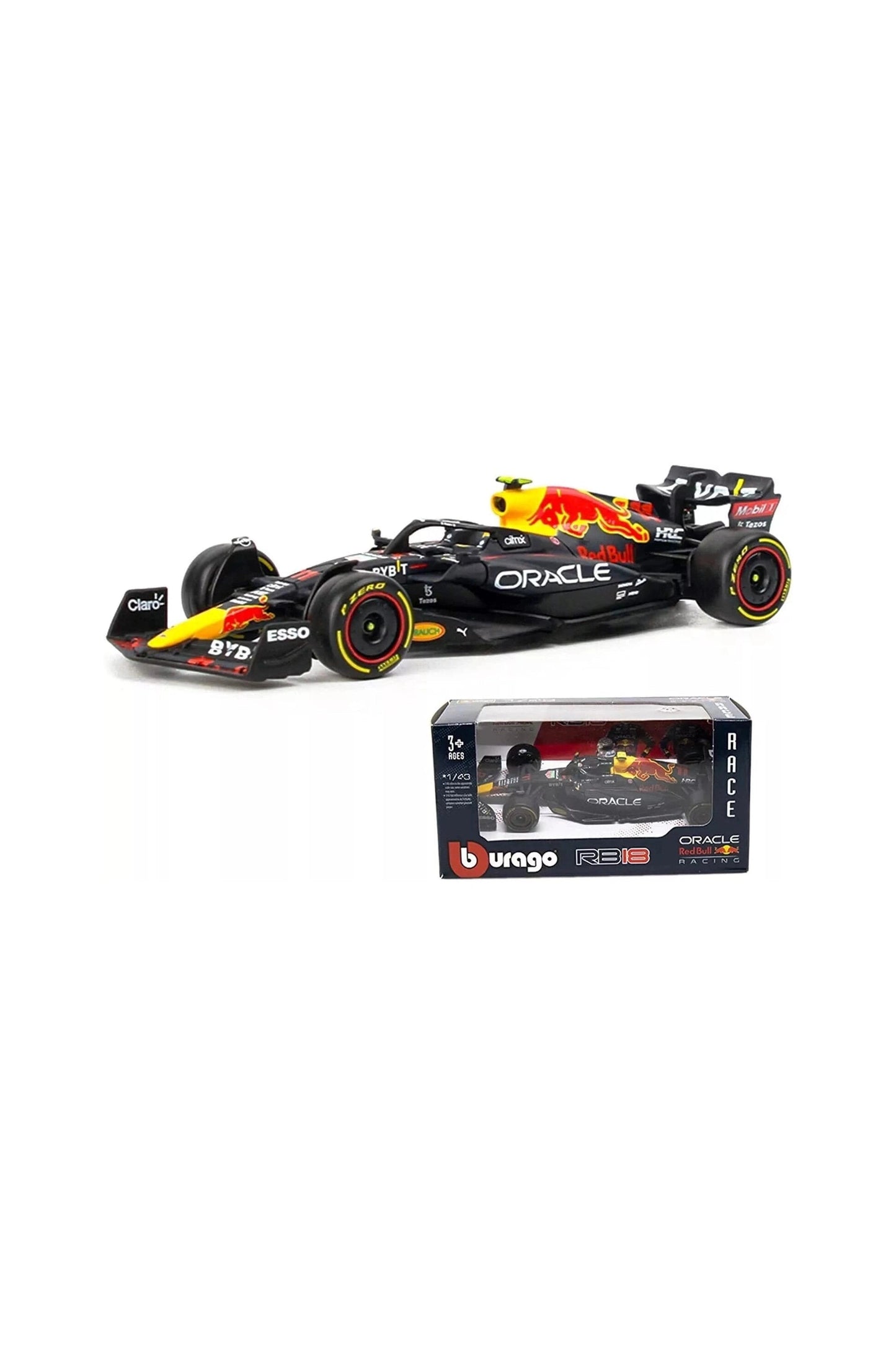 Bburago 1/43 Race 2022 F1 Red Bull Racing RB18 #11 Sergio Perez Diecast Model
