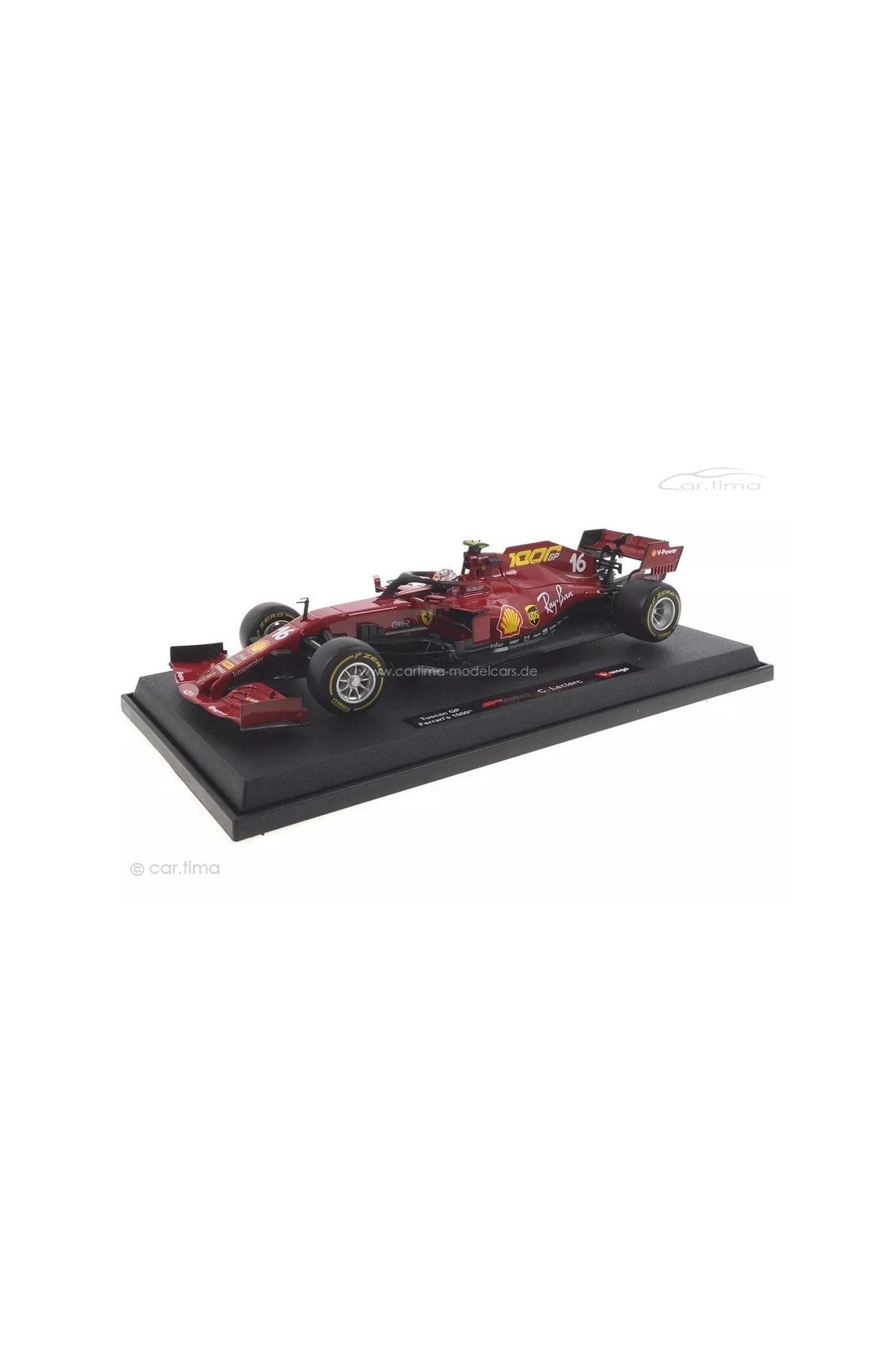 Ferrari SF1000 Tuscan GP Charles Leclerc 16 1:18 Scale Diecast Model by Bburago - Marah Kids