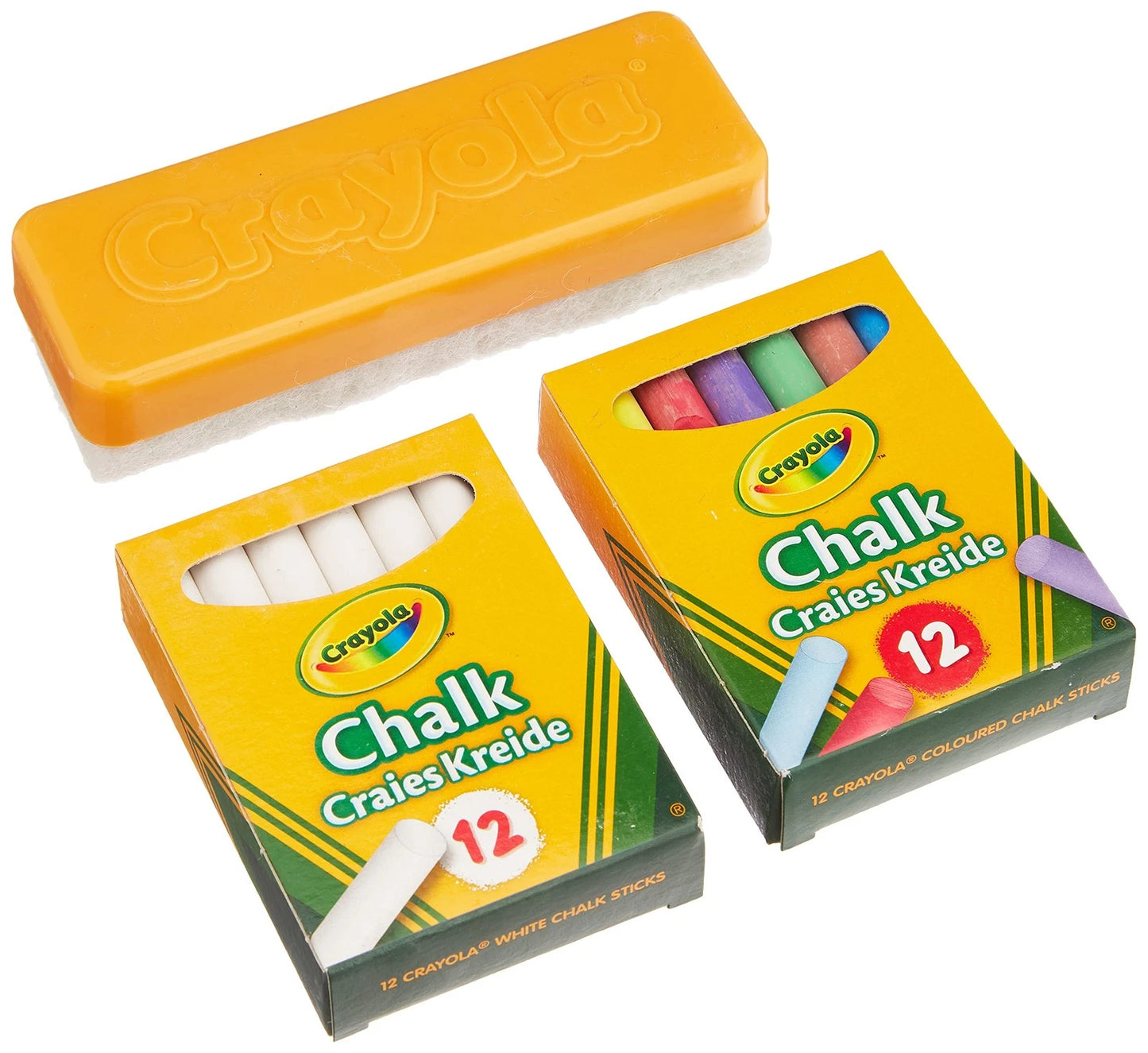 Crayola Chalk Set – 12 White & 12 Coloured - Marah Kids