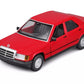 Bburago 18-21103 Model Car - Mercedes 190E '87 (Red, Scale 1:24)