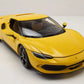 Ferrari 296 GTB Yellow 1:18 Diecast Model Car by Bburago