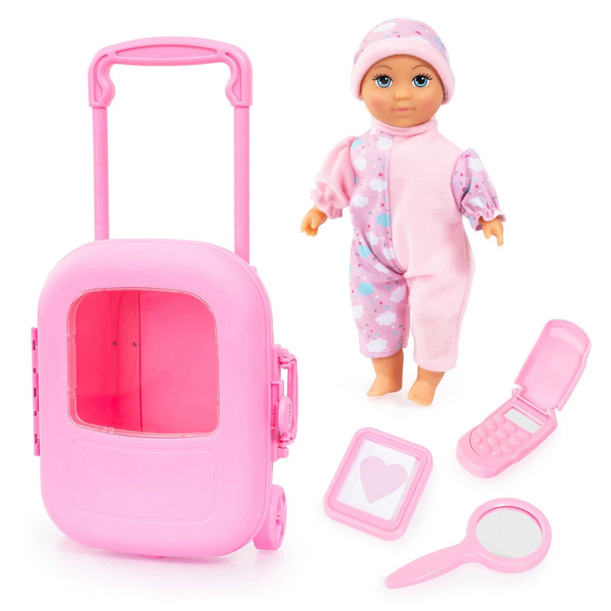 Bayer Baby Doll With Trolley Set 28Cm - Marah Kids