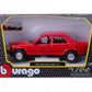 Bburago 18-21103 Model Car - Mercedes 190E '87 (Red, Scale 1:24)