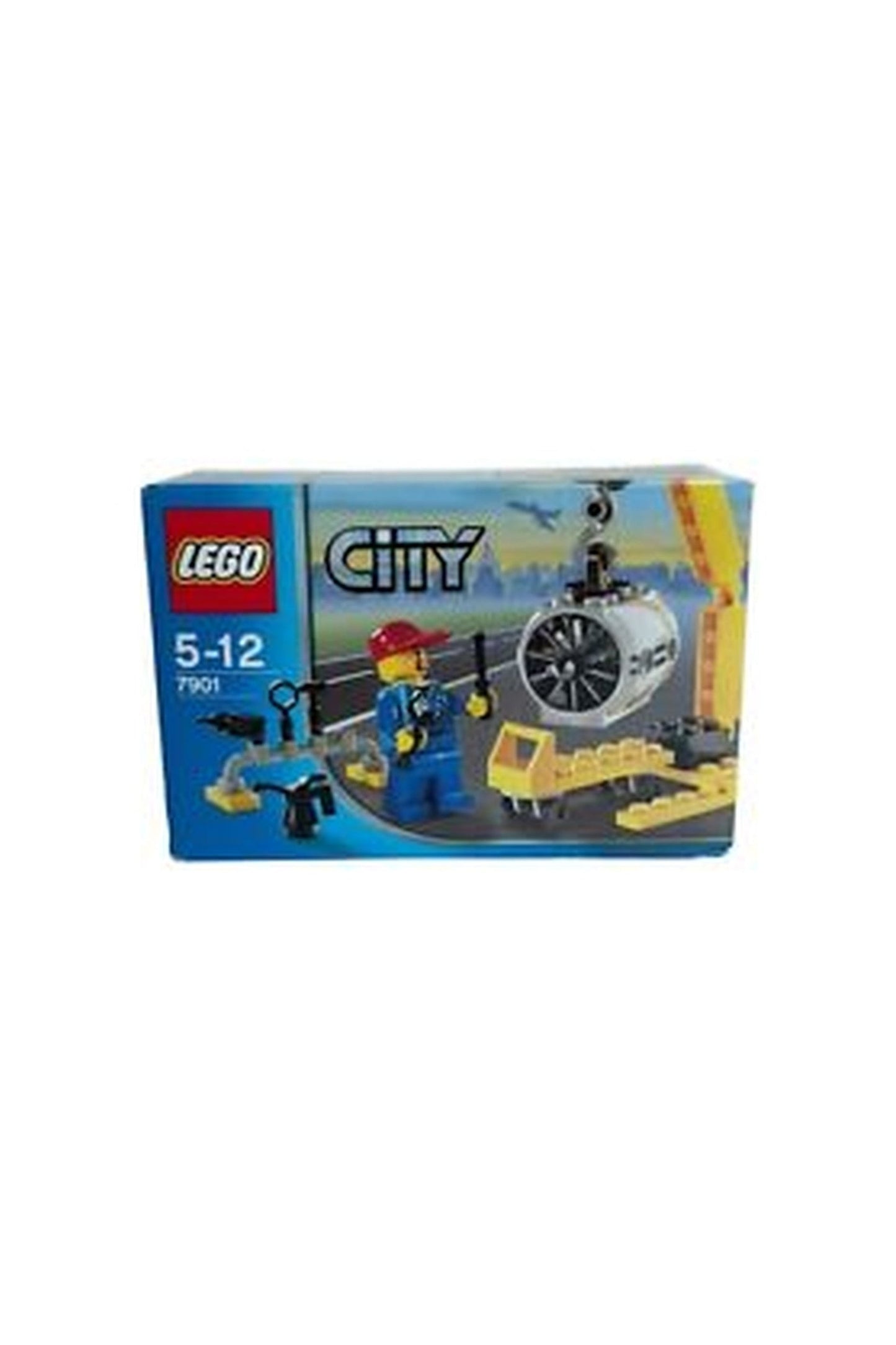 Lego Airplane Mechanic - City 7901  (Multicolor)