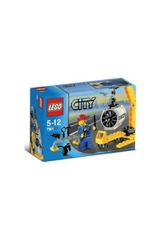 Lego Airplane Mechanic - City 7901  (Multicolor)