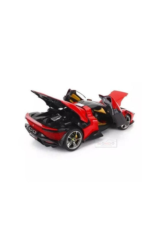 Bburago Ferrari Daytona SP3 Closed Roof 2022 Red Corsa Diecast Model