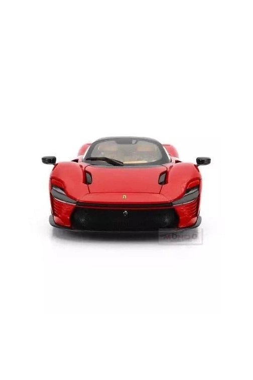 Bburago Ferrari Daytona SP3 Closed Roof 2022 Red Corsa Diecast Model