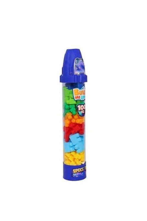 Happy Line - Build Me Up Maxi Spaceship Tube 100 Pieces - Marah Kids