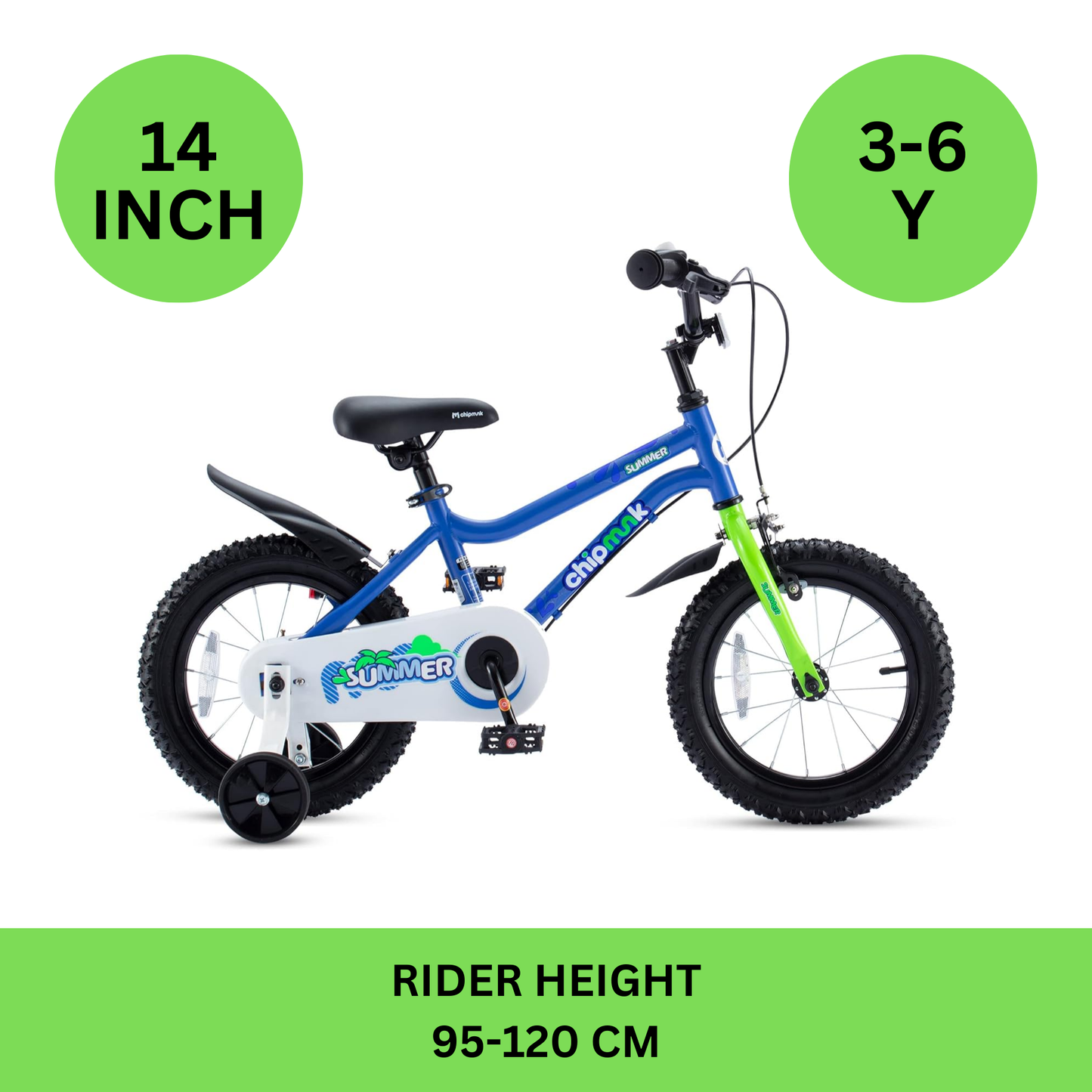 Chipmunk - RoyalBaby MK 14 Inch Bicycle - Blue