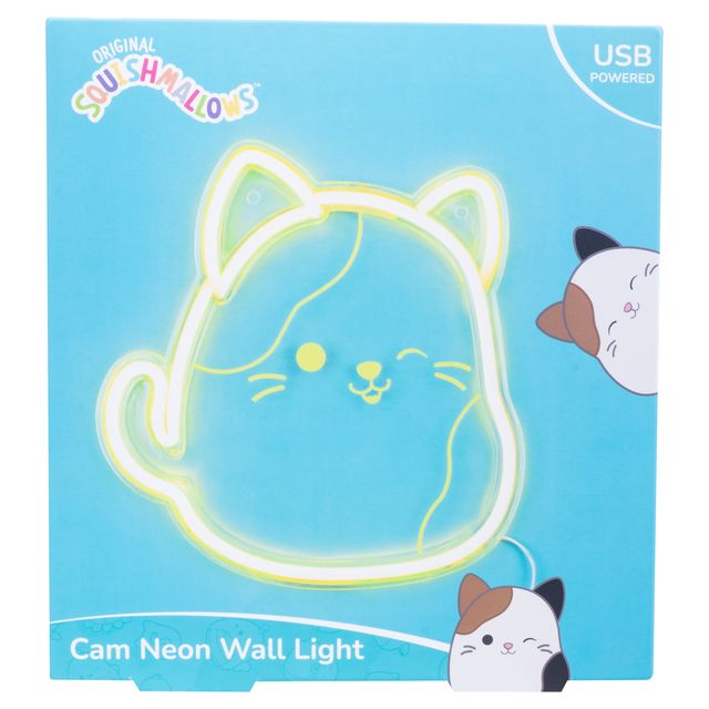 Fizz Creation Squishmallows Cam Neon Wall Light Usb Powered - Marah Kids