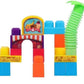 Happy Line - Block Maxi Bendy Town 21 Pieces - Marah Kids