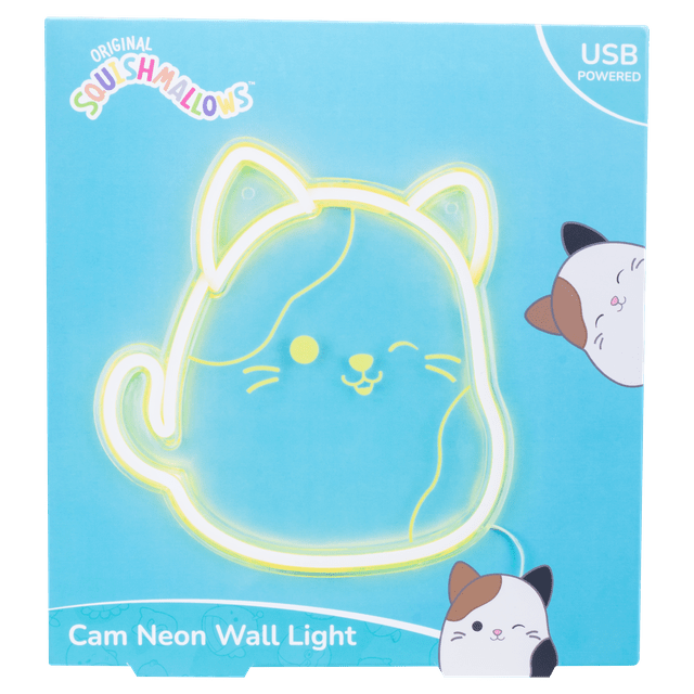 Fizz Creation Squishmallows Cam Neon Wall Light Usb Powered - Marah Kids