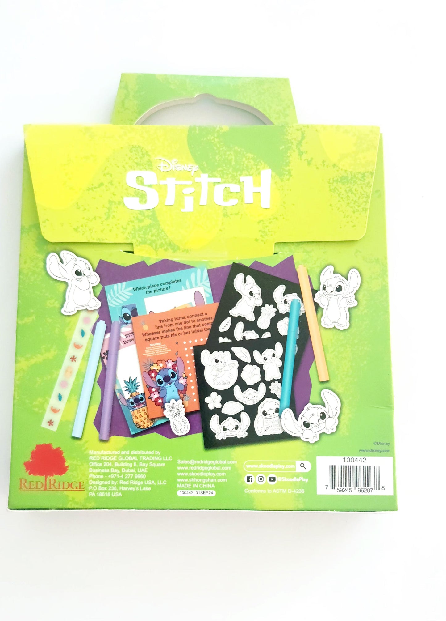 Disney Stitch Color & Jewel Velvet Stickers