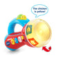 VTech Spin & Learn Color Flashlight Toy with Light - Up Colors, Music & Animal Sounds for Babies - Marah Kids