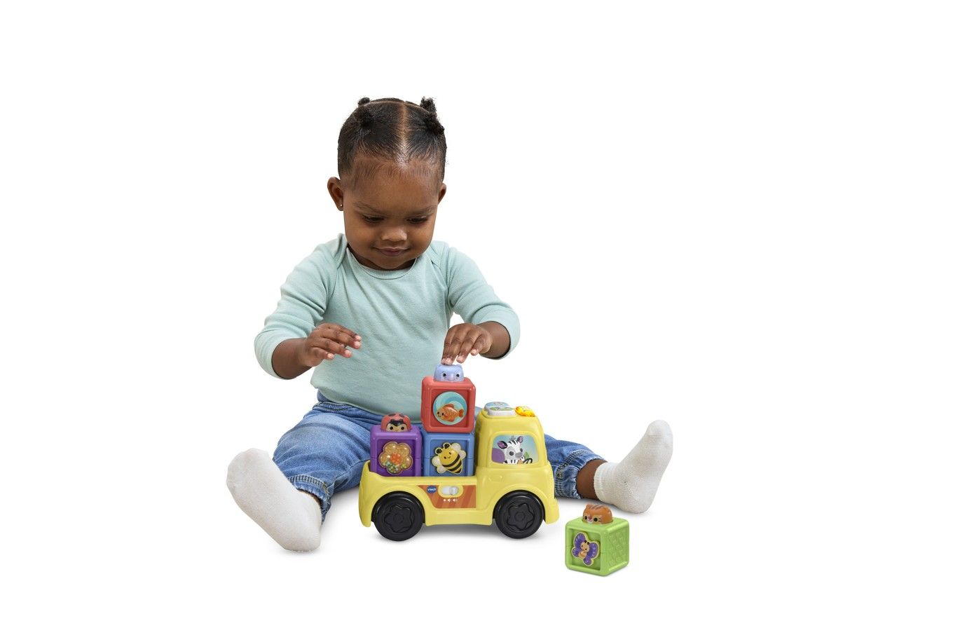 VTech Pop - A - Block Truck – Interactive Learning Toy (6M+) - Marah Kids