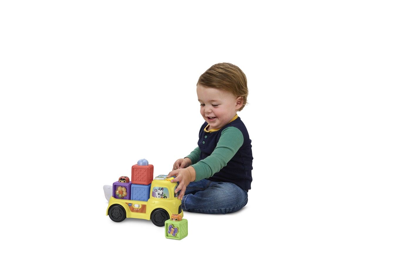 VTech Pop - A - Block Truck – Interactive Learning Toy (6M+) - Marah Kids