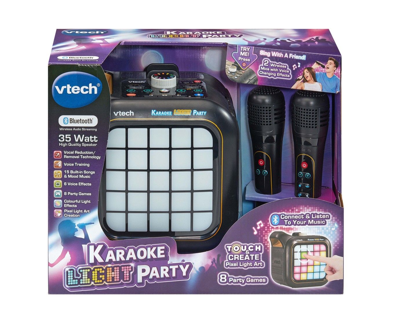 VTech Karaoke Light Party – Kids Bluetooth® Speaker Set - Marah Kids