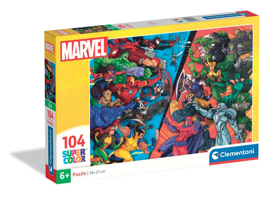 Clementoni Puzzle Marvel Heroes vs Villain 104-pieces