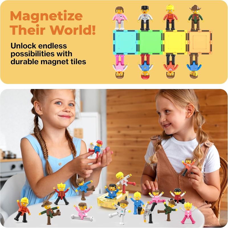 Picasso Magnetic Character Figures 16pieces - Marah Kids