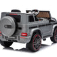 MERCEDES BENZ G63 AMG 12V RIDE - ON | 2 MOTORS | EVA WHEELS | LEATHER SEAT | GREY - Marah Kids