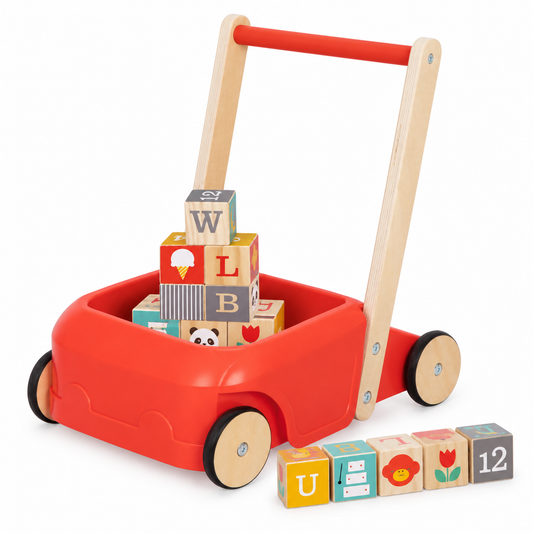 wooden baby walker for kids